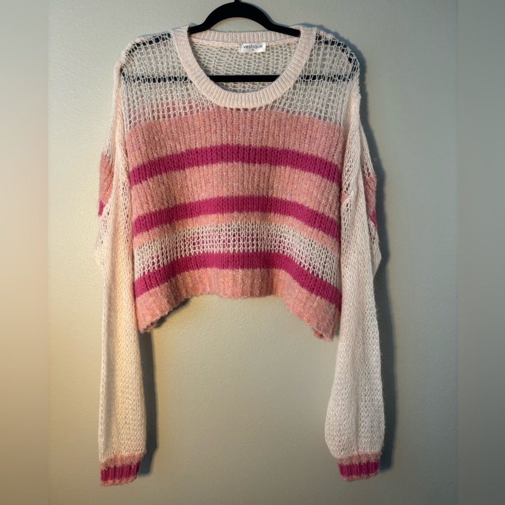 Vestique Roam Free Striped Sweater